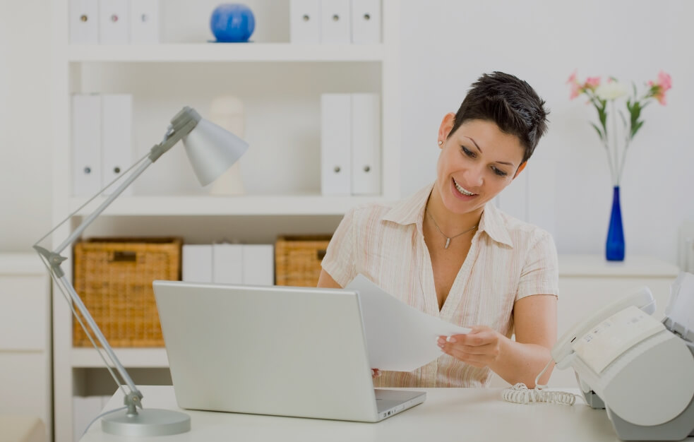 Angela Williams, founder of Top Admin Services, providing professional admin and bookkeeping support