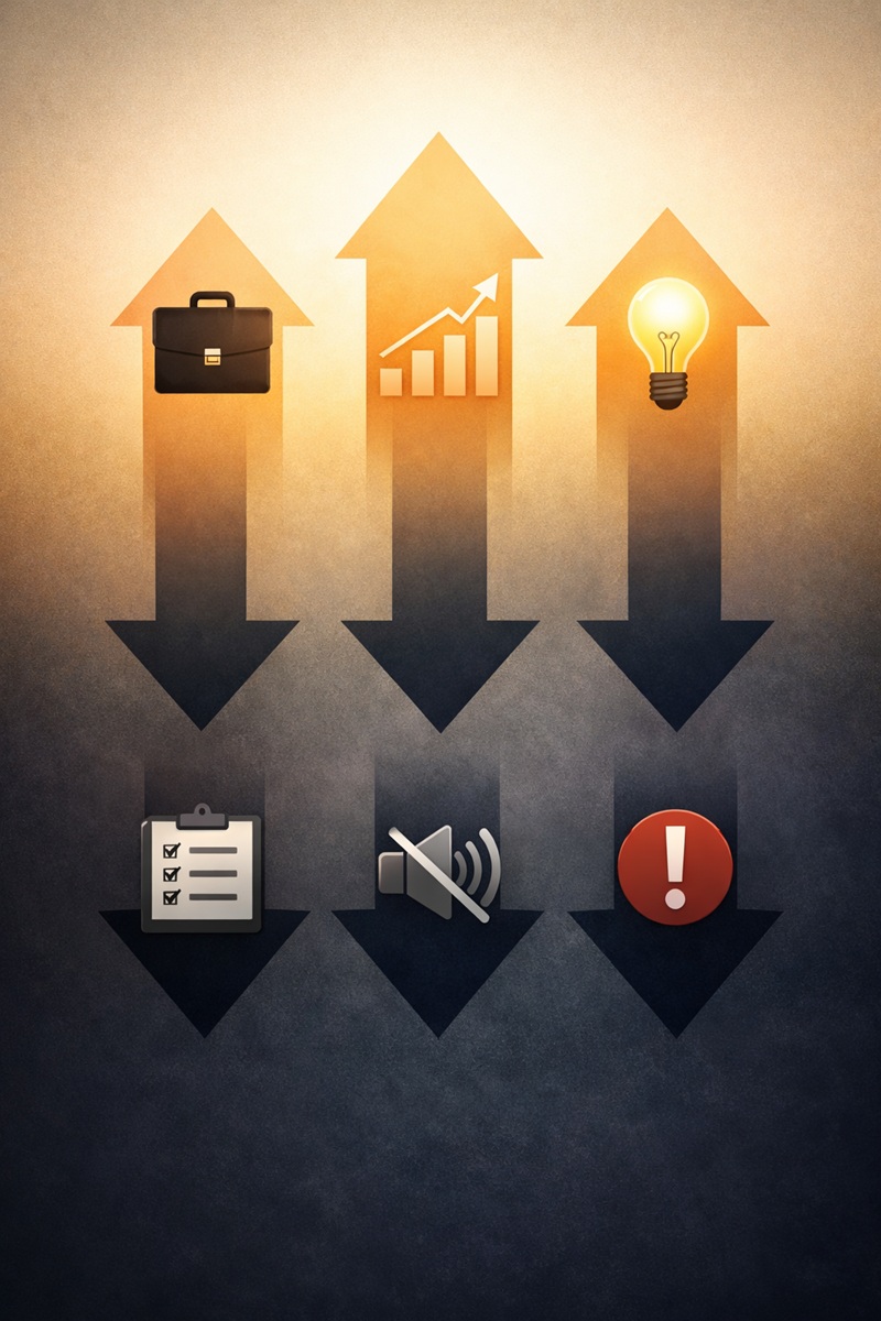 Illustration showing uneven communication flow within organisations